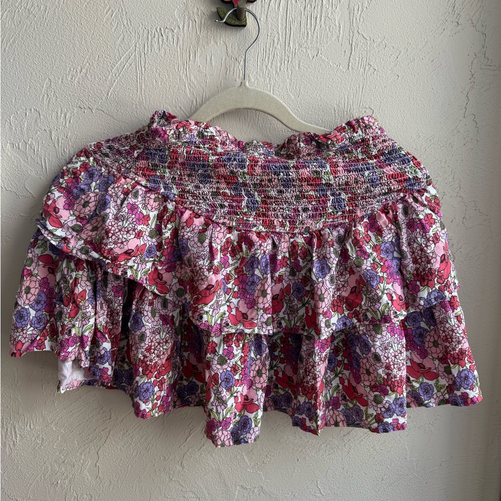Colorful floral mini skirt - Women’s Size Small